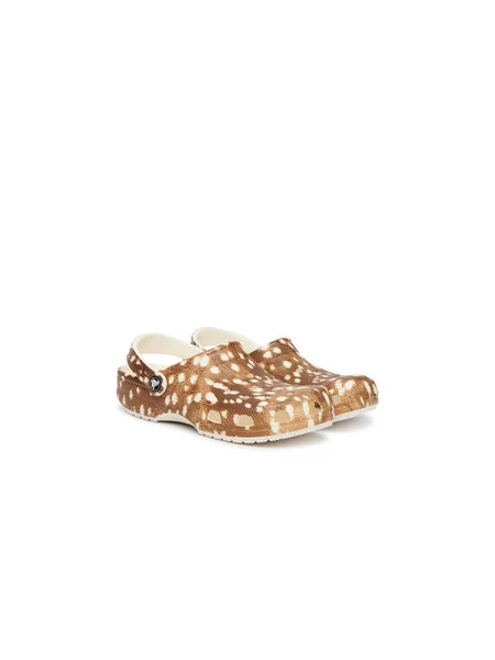 Papucs Crocs Classic Pop Animal Clogs barna