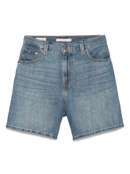 Pantaloni Levi's® cu talie înaltă negru