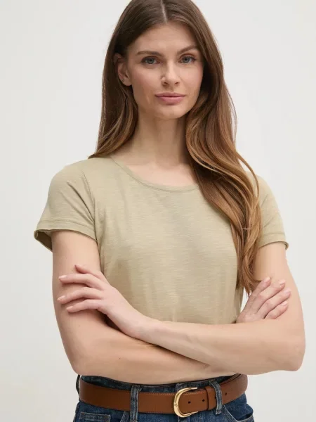 Тениска Sisley зелено