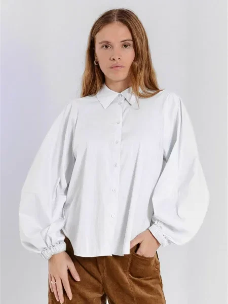 NORR Tricou Otilia alb