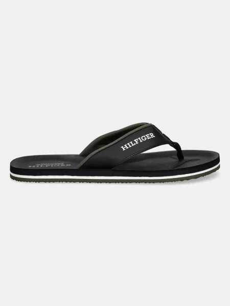 Japonke Tommy Hilfiger PADDED COMFORT HILFIGER B SANDAL črna