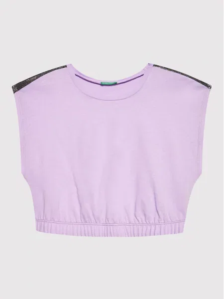 United Colors Of Benetton T-shirt ljubičasta