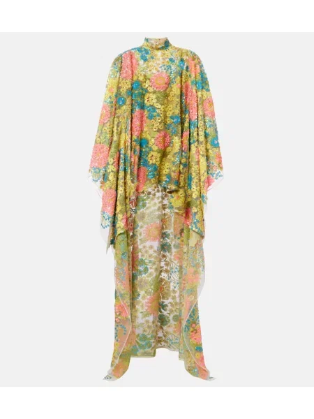 Květinové asymetrické šaty Taller Marmo