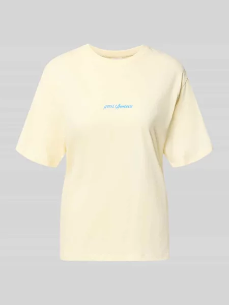 Krój regular fit t-shirt z czystej bawełny model VIGGA' Selected Femme