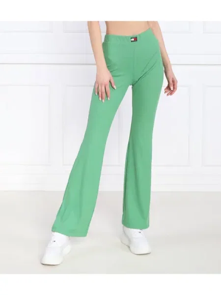 Tommy Jeans Nadrág | flare fit zöld