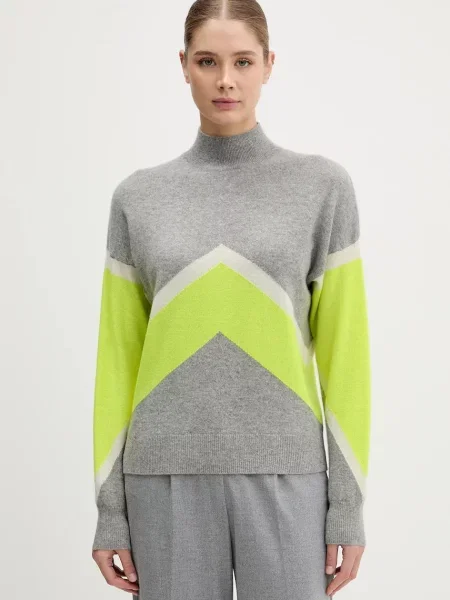 FROM FUTURE pulover de casmir light cu turtleneck gri