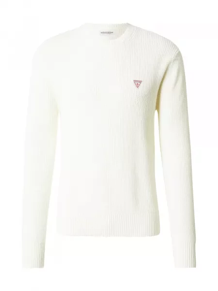 Guess Jeans Pulover Écru bej