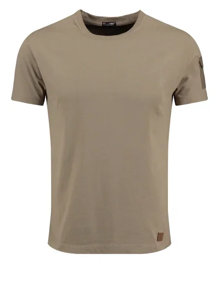 Key Largo Tricou Cover maro deschis negru