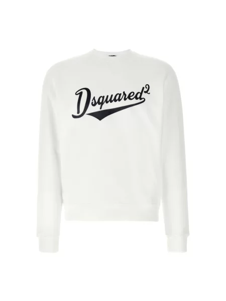 Bluza Dsquared2 z dżerseju biała