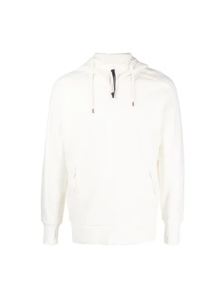 Bluza z kapturem C.p. Company z kapturem biała