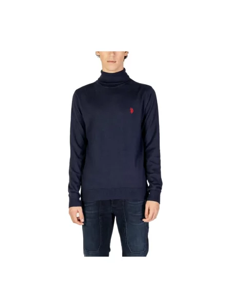 Golf U.s Polo Assn. z kaszmiru niebieski