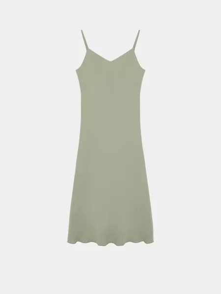 Сукня міді Braska м'ятний віскоза/поліестер