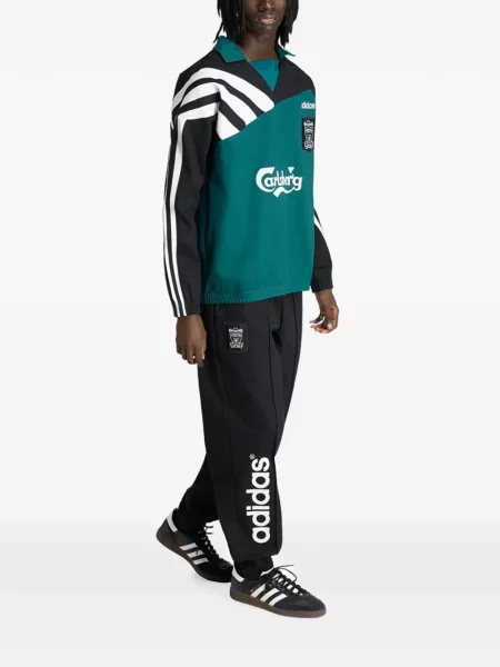 Tricou Adidas cu model camuflaj alergare din dantelă negru