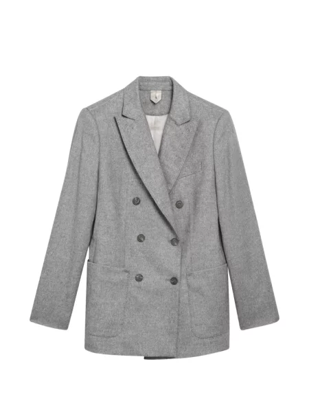 Sacou Max Mara cu două rânduri de nasturi gri