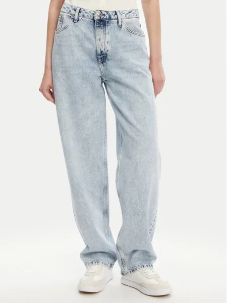 Jeans hlače Calvin Klein Jeans modra