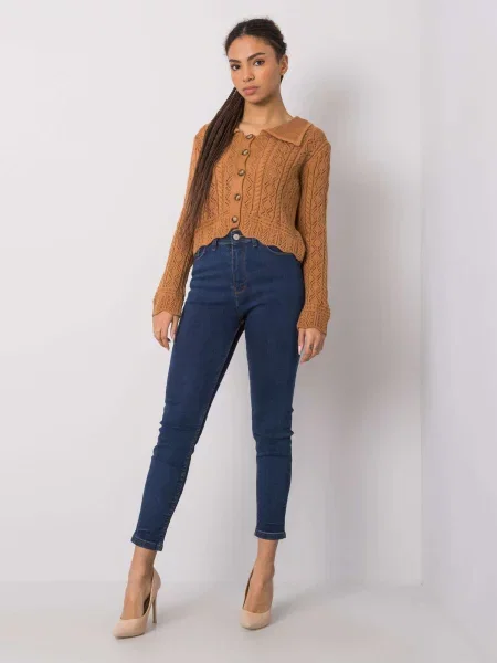 Pantaloni Fashionhunters albastru