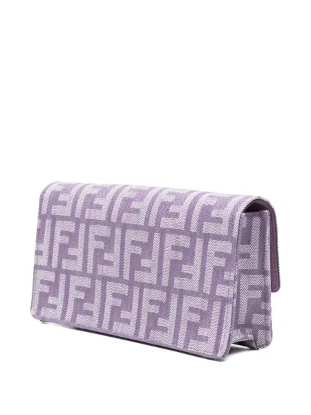 Geantă tip baghetă Fendi Baguette violet