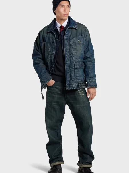 Широкі джинси G-star Raw сині