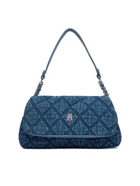 Tommy Hilfiger Дамска чанта Th Feminine Shoulder Bag Denim син