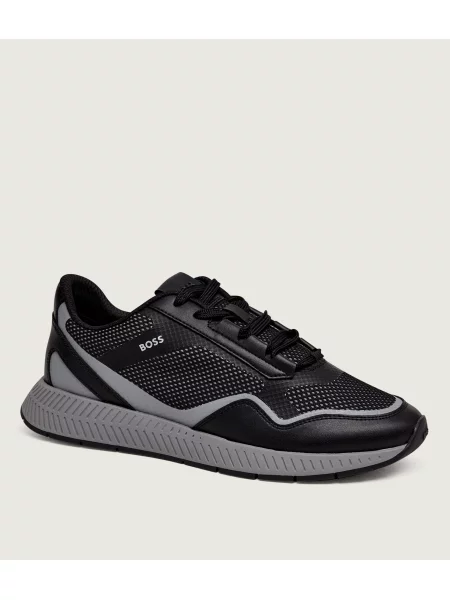BOSS BLACK Sneakers Titanium_Runn_refthp negru