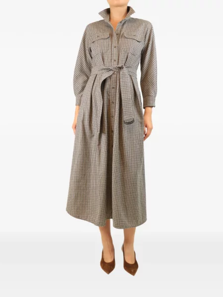 Cu centură rochie Weekend Max Mara maro