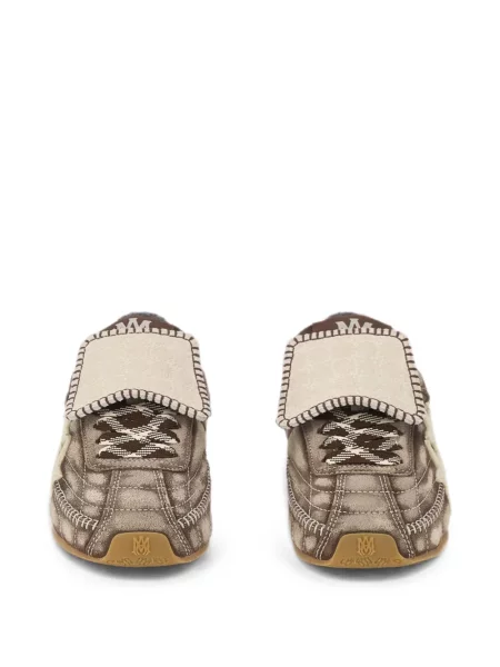 Sneakerși Amiri fără toc maro