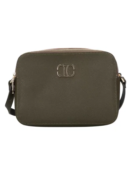 Torebka crossbody Alviero Martini 1a Classe skórzana zielona