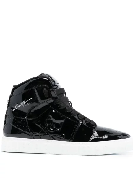 Sneakerși Philipp Plein streetstyle negru