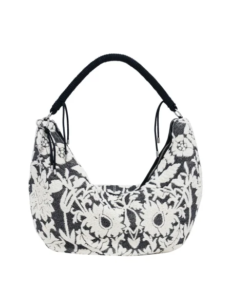 Desigual Geantă de umăr negru alb