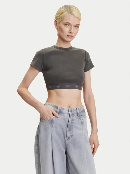 Тениска Adidas сиво