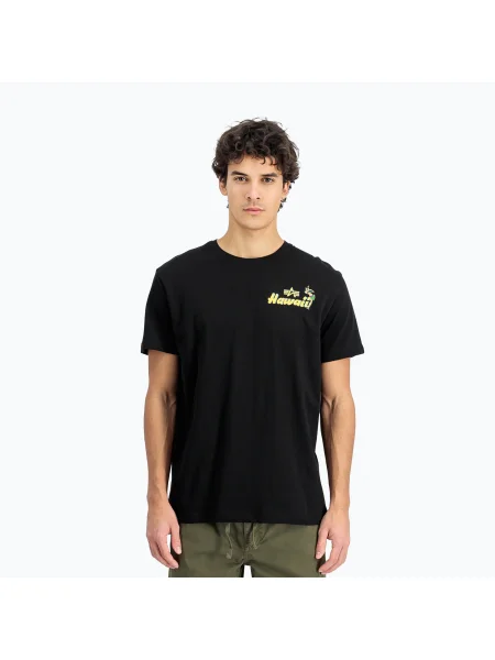 Alpha Industries мъжка тениска Pearl Harbor Back Print black черно