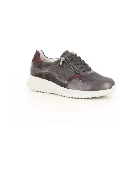 Sneakersy Waldläufer skórzane brązowe