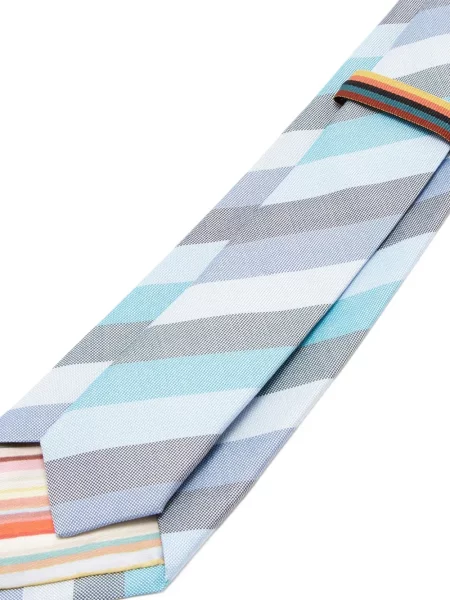 Cravată Paul Smith cu dungi albastru