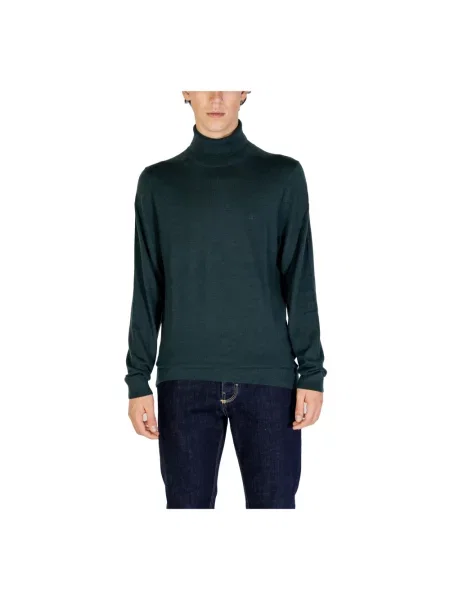 Lekki golf golf Calvin Klein wełniany niebieski