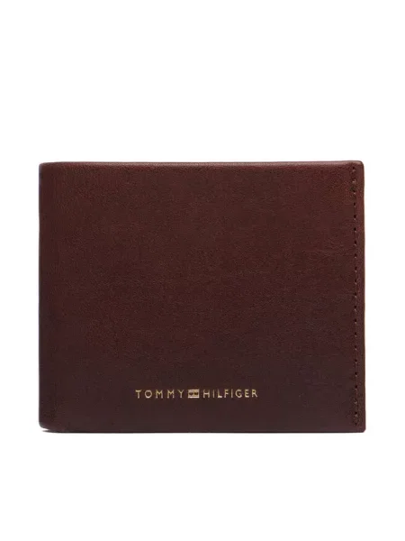 Tommy Hilfiger Portfel Th Seasonal Mini Cc Wallet brązowy