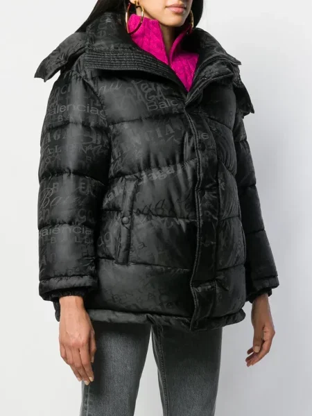 Geacă cu puf Balenciaga negru