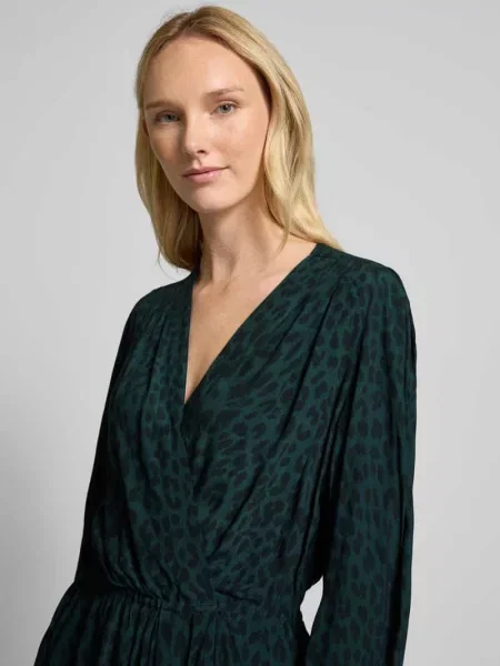 Sukienka o długości do kolan w kopertowym stylu model ‘ROGERS’ Zadig & Voltaire