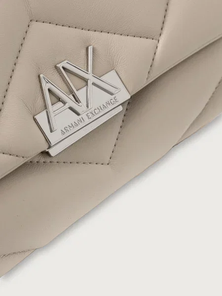 Кожаная сумка через плечо Armani Exchange