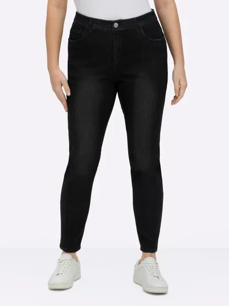 SHEEGO Jeans metalic gri
