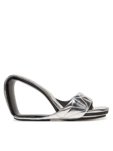 Шлепанцы United Nude серебряные