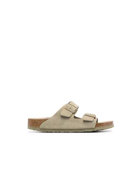 Sneakersy Birkenstock zamszowe bez fiszbin szare