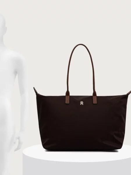 Tommy Hilfiger шопинг чанта дамска кафяво