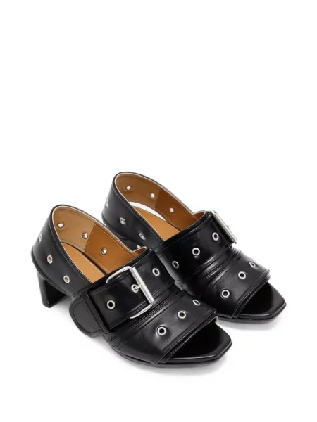 Papuci tip mules Our Legacy cu cataramă negru