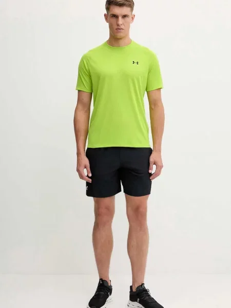 Under Armour trening kratka majica Tech Textured zelena