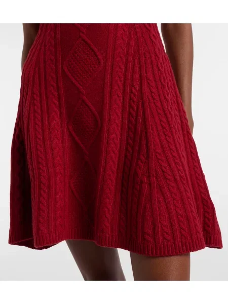 Rochie Staud de lână roșu