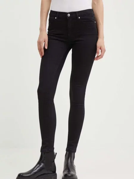 HUGO Red Jeans denim negru
