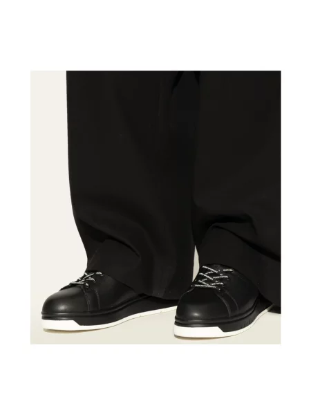Emporio Armani Buty Mężczyzna 41 EU Buty sportowe na platformie czarny