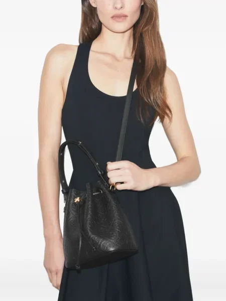 Geantă bucket Tory Burch negru