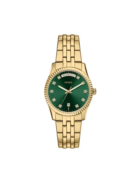 Fossil Часовник Scarlette Златист