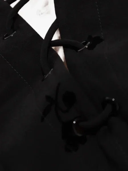 Bluză Zadig&voltaire cu șireturi din dantelă negru
